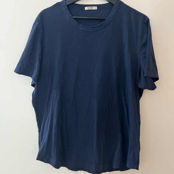 Buck Mason PIMA SHORT CURVED HEM TEE - Picture 2 of 5